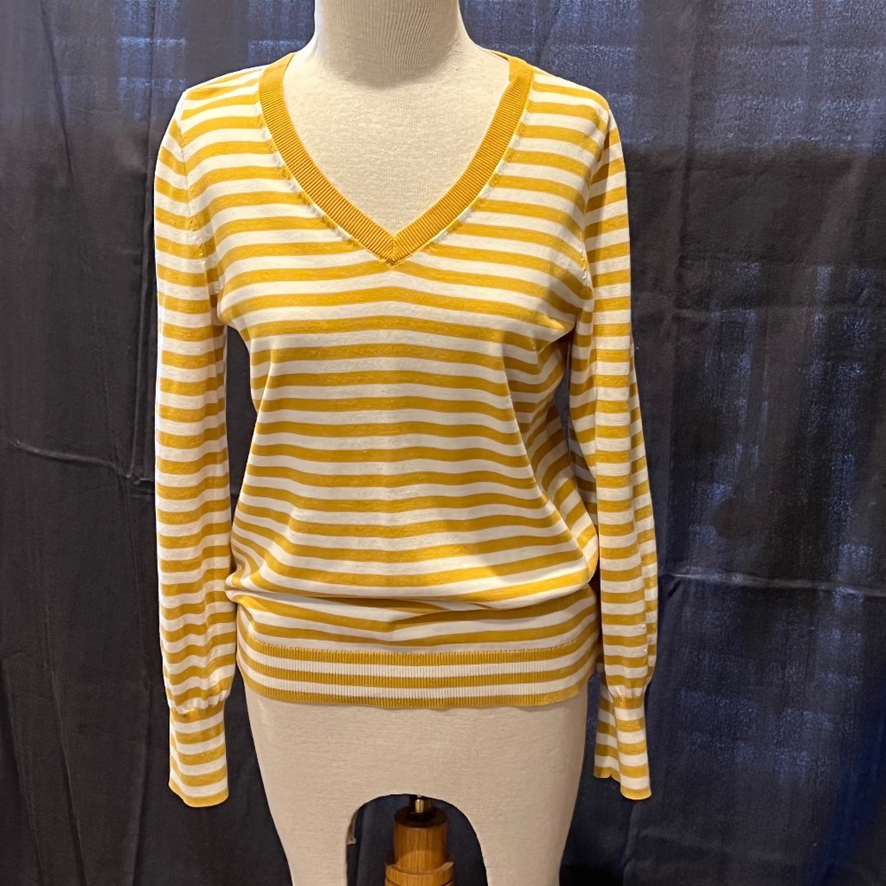 Long sleeve striped sweater